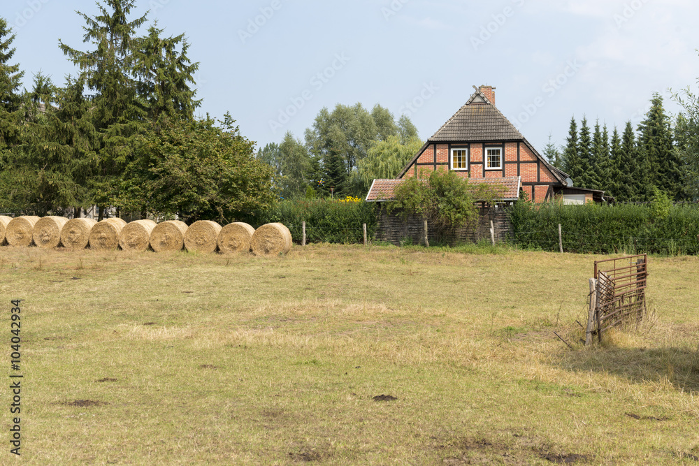 Obraz premium Bauernhof in Mecklenburg-Vorpommern