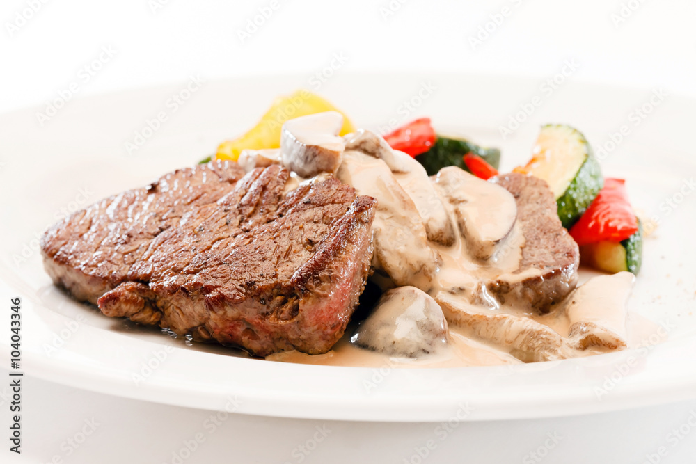 steak with vegetables steak with vegetables