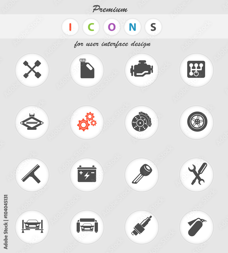 Auto Service Icons Auto Service Icons