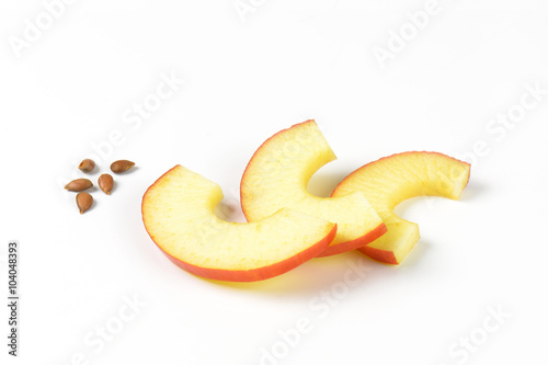 Plakat w ramie thin apple slices