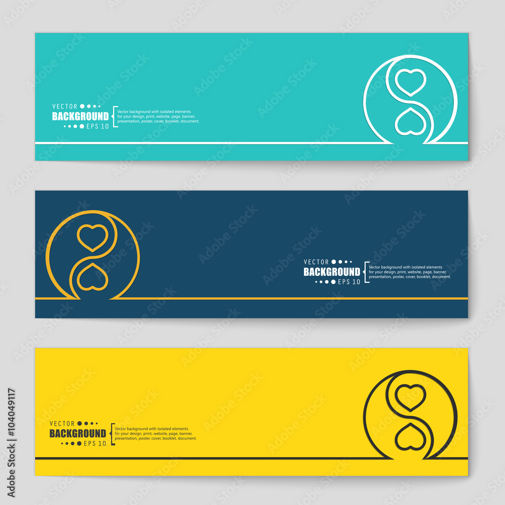 Fototapeta premium Abstract creative concept vector background. For web and mobile applications, illustration template design, business infographic, brochure, banner, presentation, poster, cover, booklet, document.