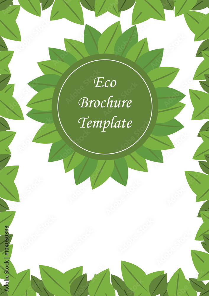 Eco brochure template Eco brochure template