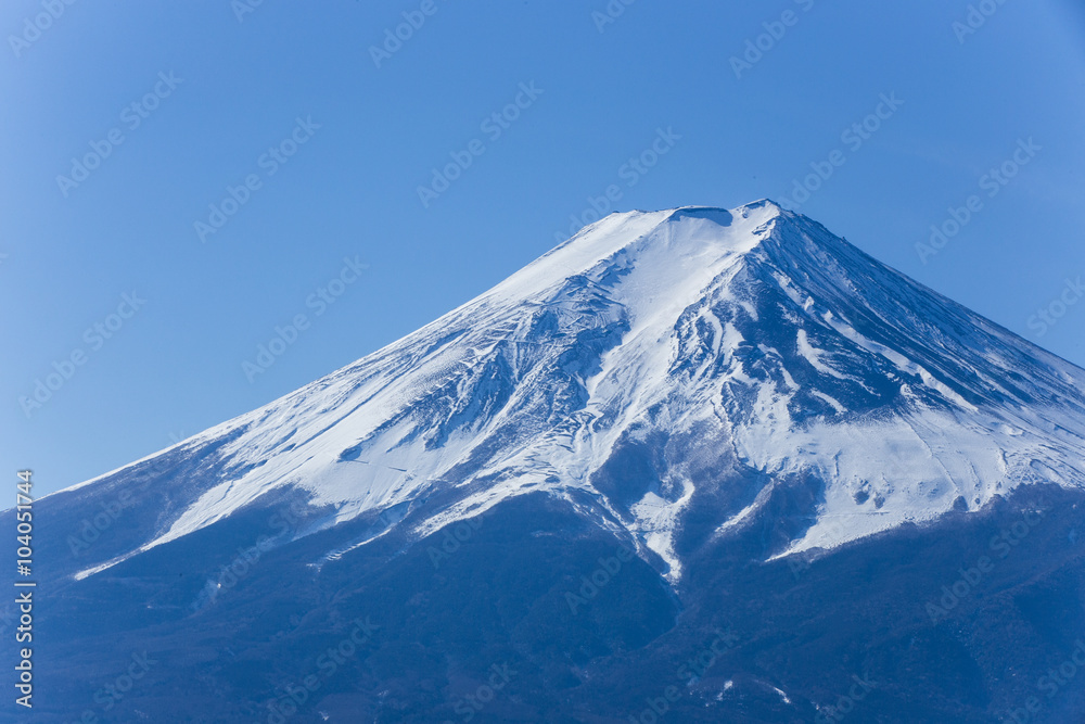 新倉山浅間公園から見た富士山