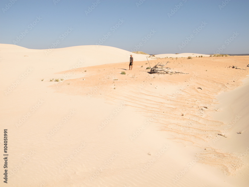 dramatic eucla sand dunes, western australia
