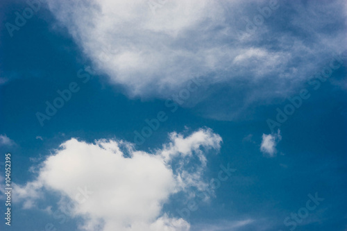 blue sky and gently cloud