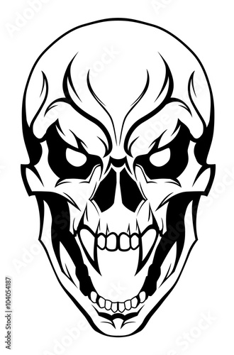 Evil skull