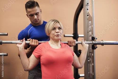 Gym in mature age only with instructor