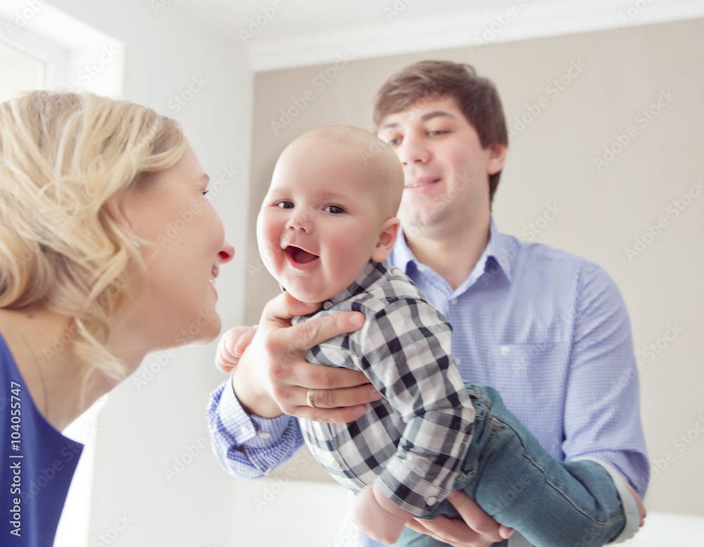 Portrait of a happy family Portrait of a happy family