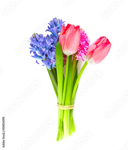 beautiful bouquet isolated on white