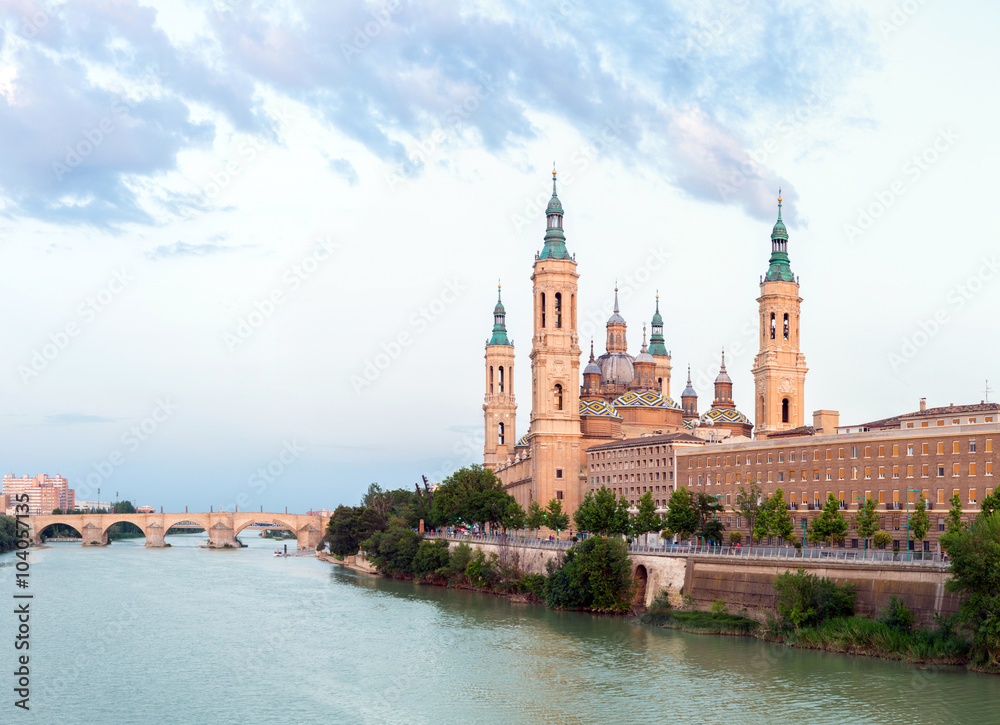 Zaragoza Basilica Spain Zaragoza Basilica Spain