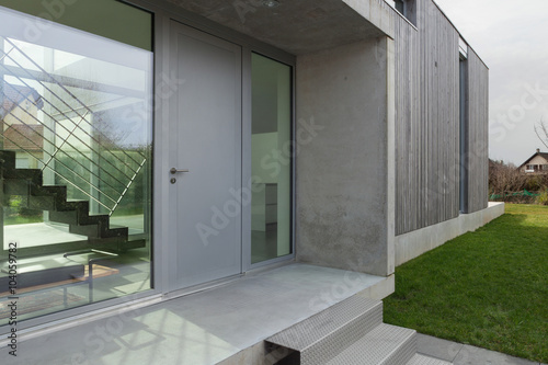 Entrance of a modern house