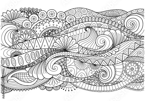 Boho pattern for background, decorations,banner,coloring book,cards and so on
