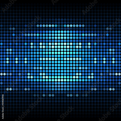 Abstract blue background Technology background - Vector