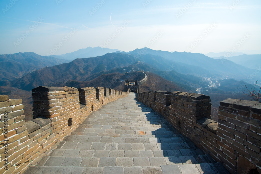 Great Wall Tower at Mutianyu, near Beijing, China Great Wall Tower at Mutianyu, near Beijing, China