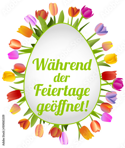 Während der Feiertage geöffnet 