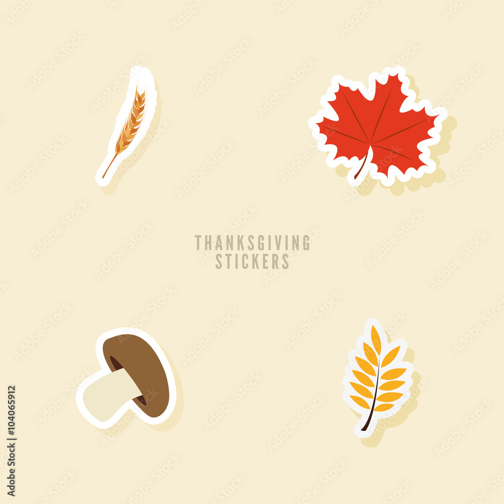 Fototapeta premium Thanksgiving day objects