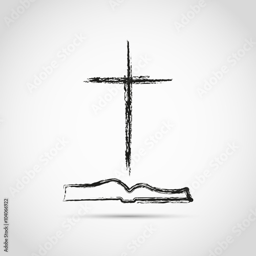 Template logo for the church in the form of a cross