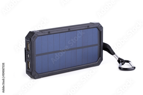 Portable solar charger for smart phone.