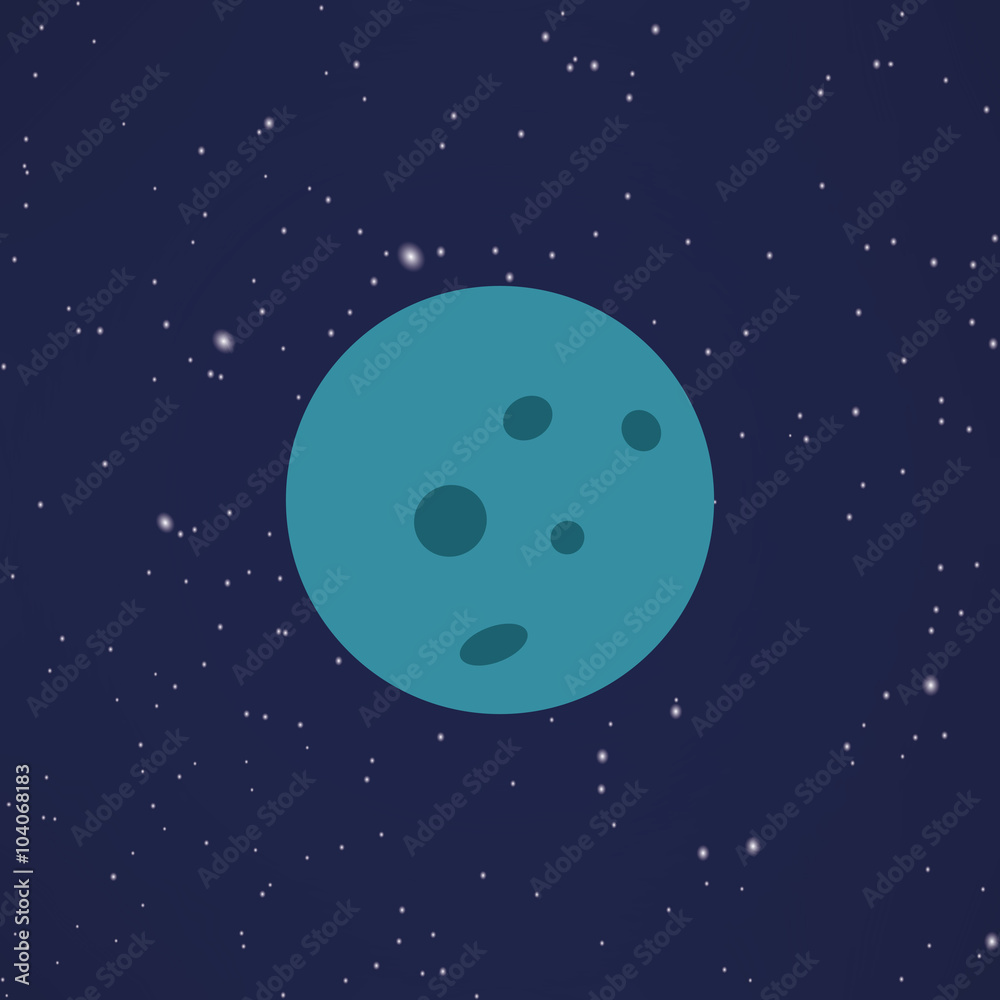 Abstract Cartoon planet Abstract Cartoon planet