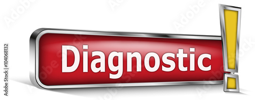 Diagnostic sur panneau rouge
