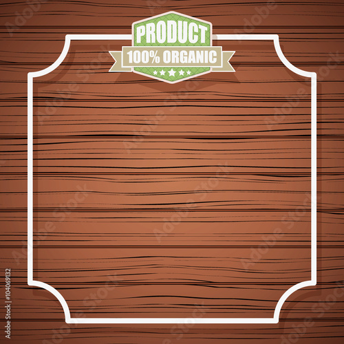 Eco Organic Vector Background 