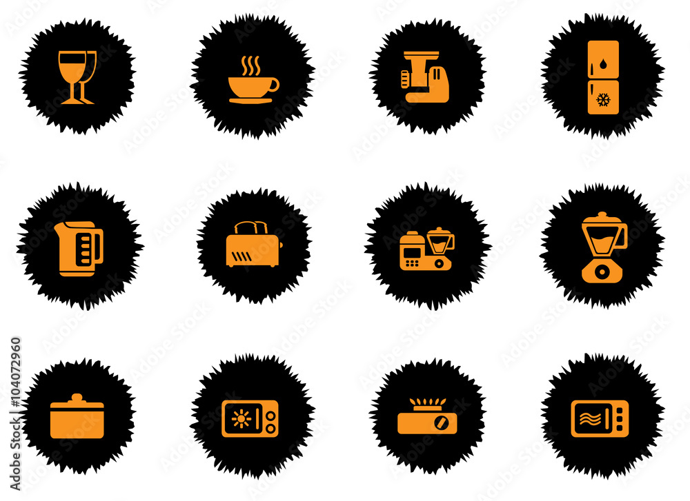 Kitchen Utensils Icon Set Kitchen Utensils Icon Set
