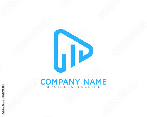 Video Stats Logo Design Template