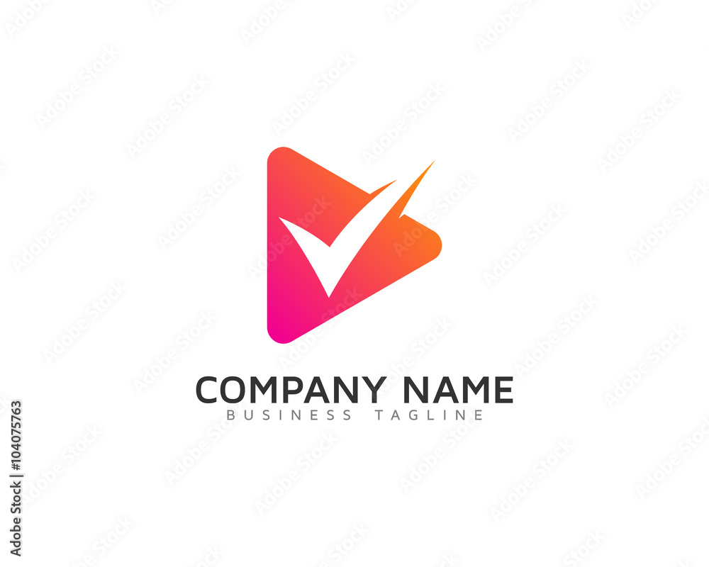 Video Check Logo Design Template Video Check Logo Design Template