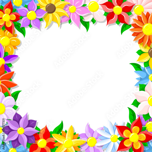 Blumen Umrandung