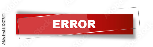 Button | Schild | Error
