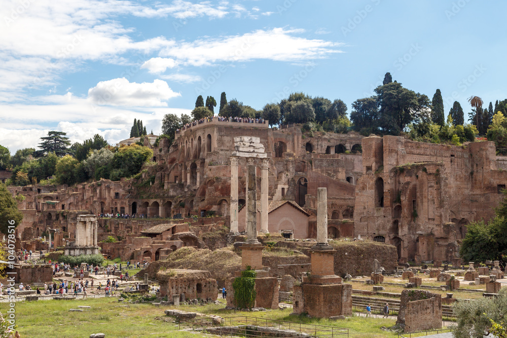 Ancient Roman Forum View Ancient Roman Forum View