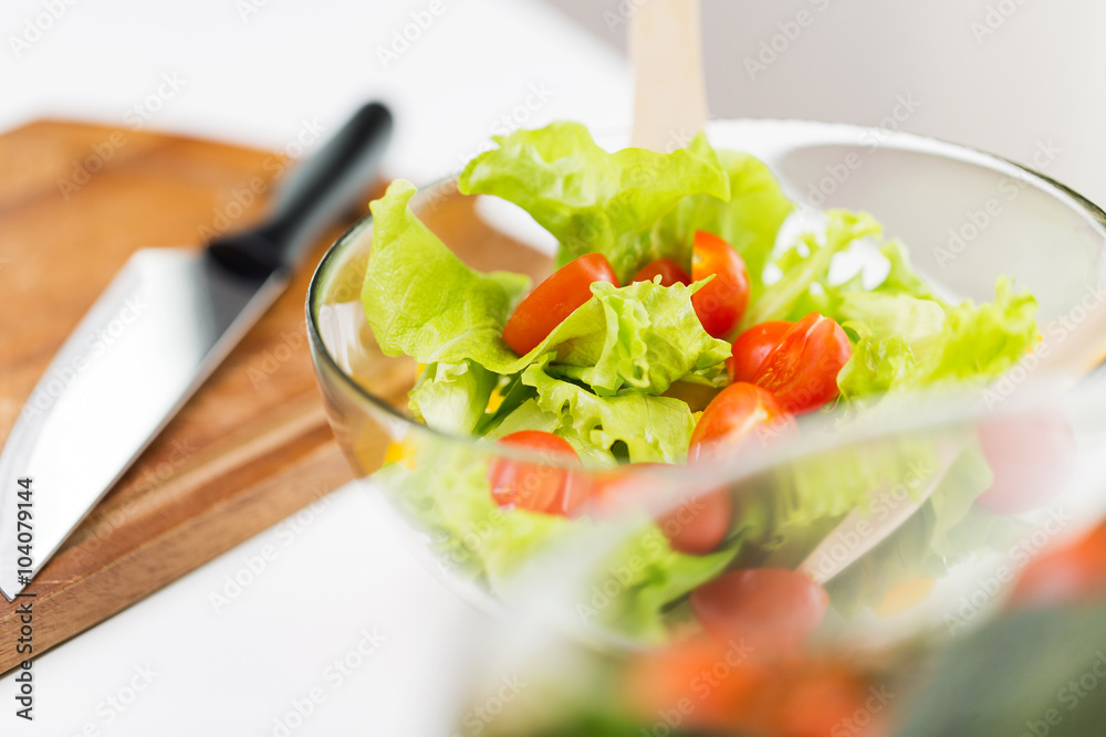 close up of vegetable salad with cherry tomato close up of vegetable salad with cherry tomato