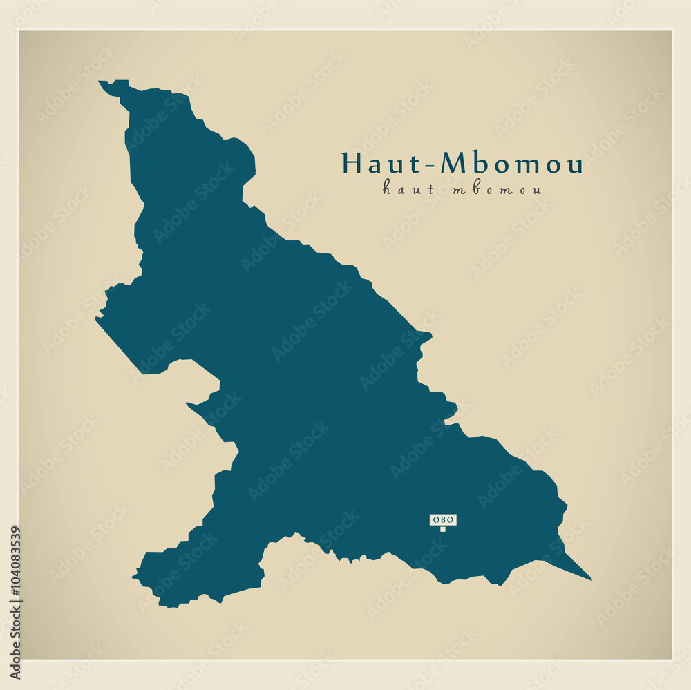Modern Map - Haut-Mbomou CF
