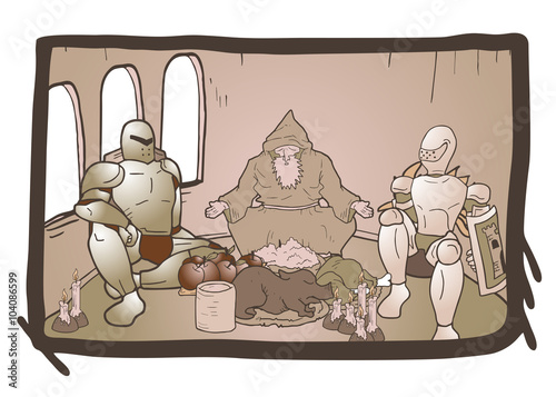 medieval scene