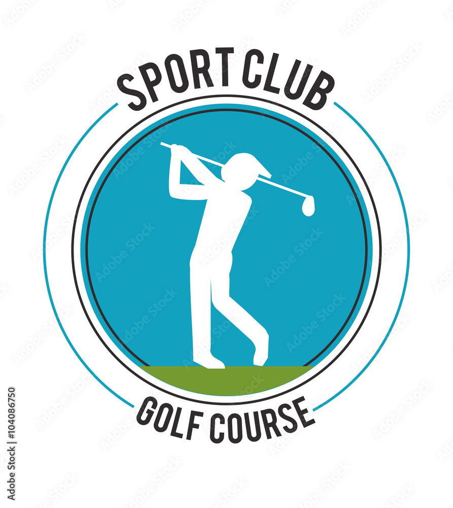 Golf icon design Golf icon design
