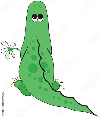 dinosaur looks up