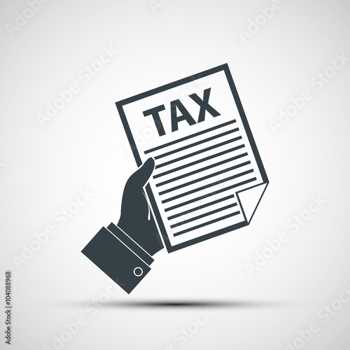 tax declaration vector