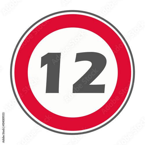 Schild FSK 12