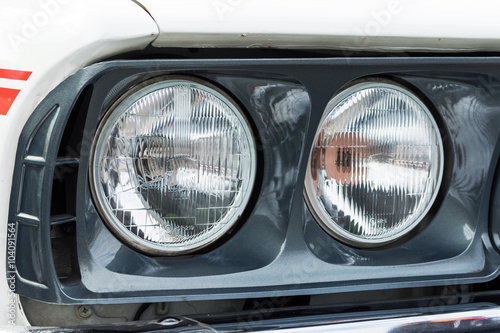 古い車のヘッドライト　Head lamp of the nostalgic car © norikko