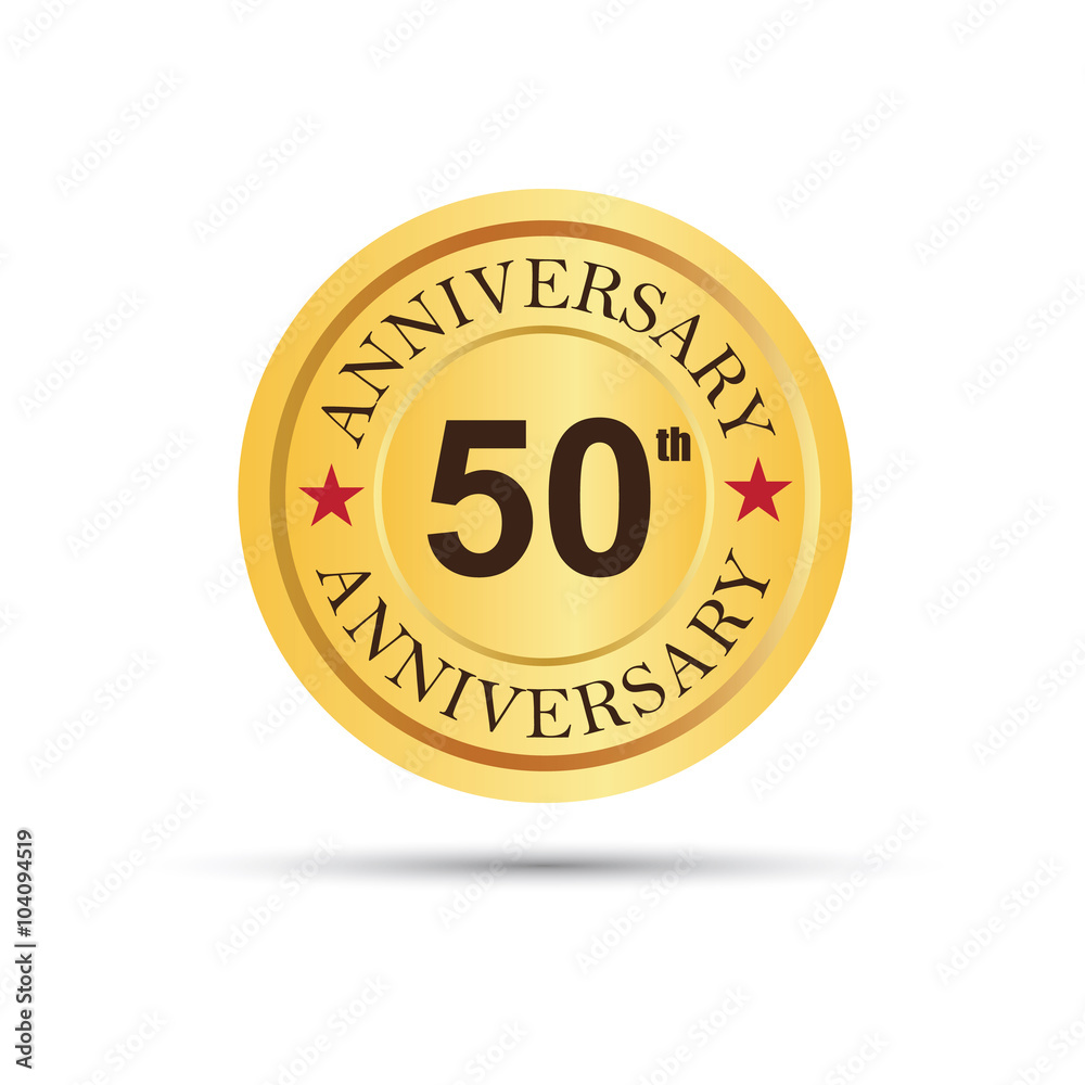 50 years anniversary logo
