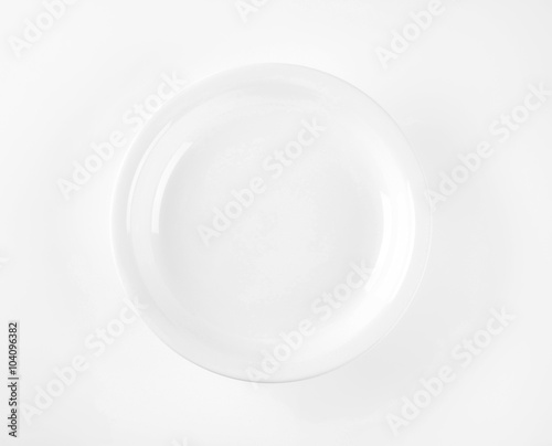 white soup plate