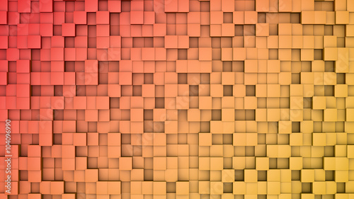 Colors cubes abstract background