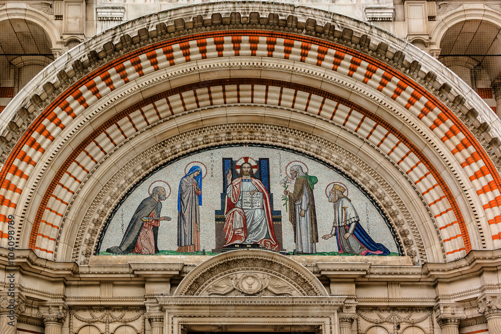 Fototapeta premium Westminster Cathedral (1895 - 1903). London, England.
