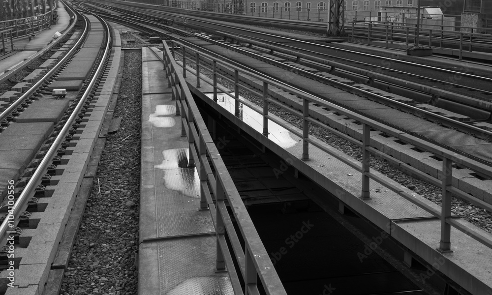 Fototapeta premium Train line