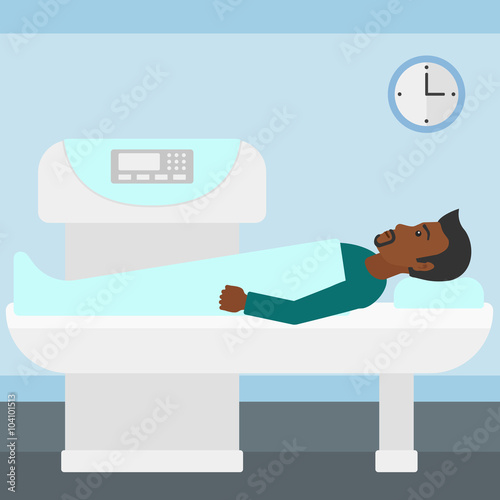 Magnetic resonance imaging.