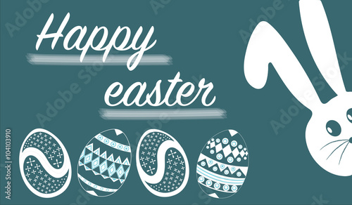 happy easter eggs