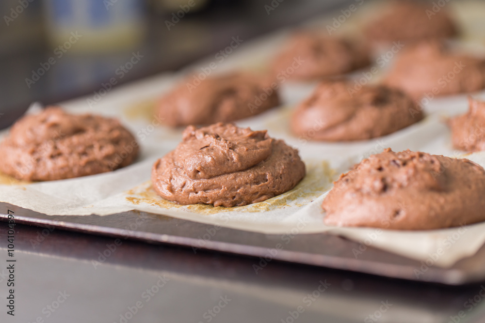Raw chocolate cookies