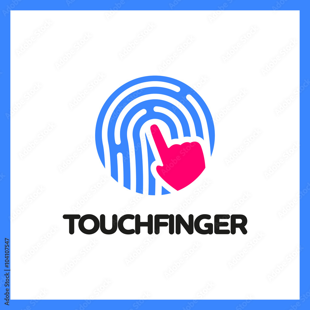 Touch Fingerprint App Logo Touch Fingerprint App Logo