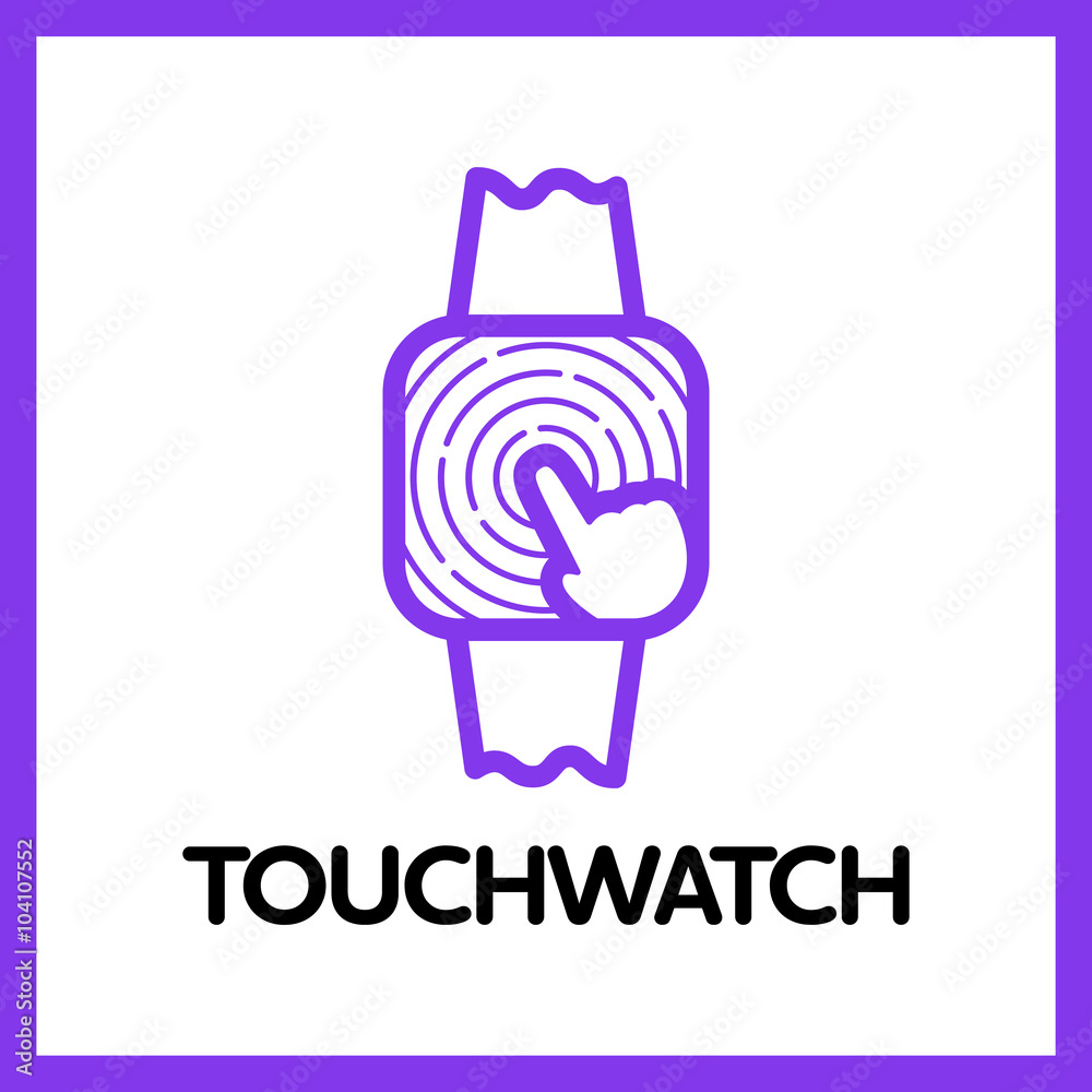 Touch Square Watch App Logo