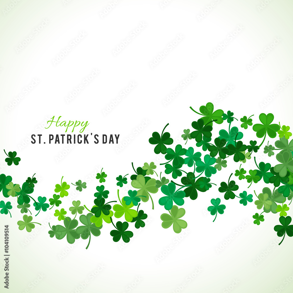 St Patrick's Day background. Vector illustration St Patrick's Day background. Vector illustration